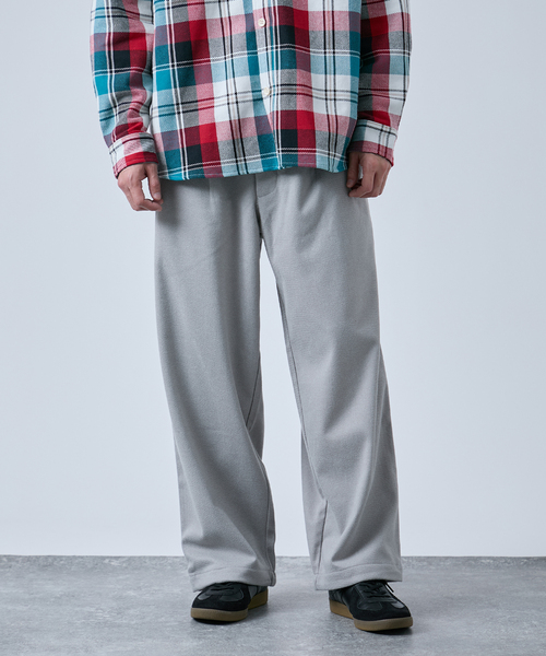 B.C STOCK(ベーセーストック)の「ウールライクフランネル オーバーパンツ(その他パンツ・メンズ・チャコールグレー/ブラック/グレー・MEDIUM/LARGE)」の20枚目の写真