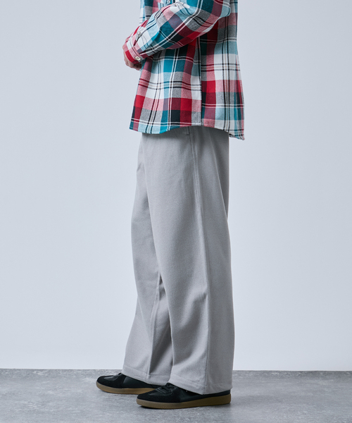 B.C STOCK(ベーセーストック)の「ウールライクフランネル オーバーパンツ(その他パンツ・メンズ・チャコールグレー/ブラック/グレー・MEDIUM/LARGE)」の21枚目の写真