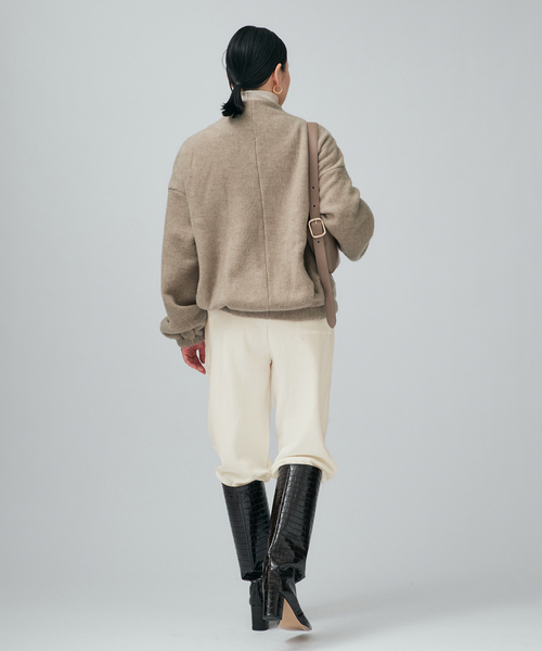 VERMEIL par iena(ヴェルメイユパーイエナ)の「Wool fleece プルオーバー(その他トップス・レディース・ブラウン系その他/ホワイト・38/36)」の12枚目の写真