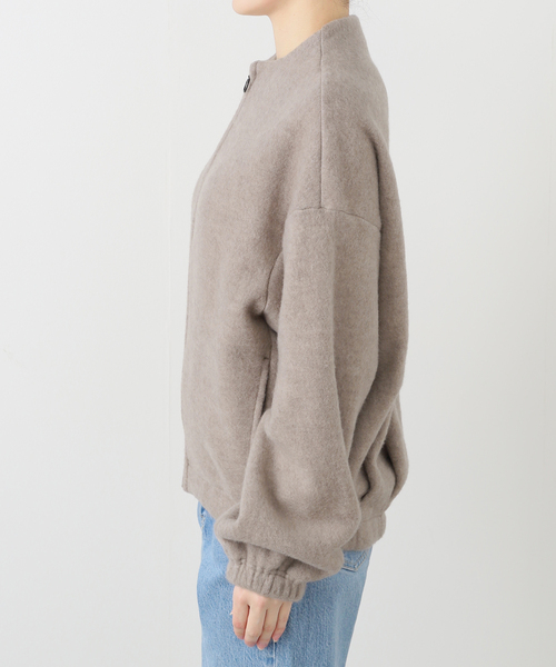 VERMEIL par iena(ヴェルメイユパーイエナ)の「Wool fleece プルオーバー(その他トップス・レディース・ブラウン系その他/ホワイト・38/36)」の14枚目の写真