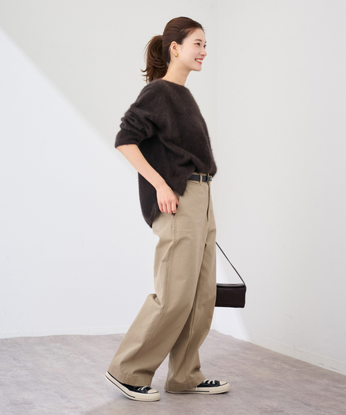 FRAMeWORK OVER SIZED CHINO パンツ　ベージュ FRAMeWORK｜≪WEB限定 / 追加≫OVER SIZED CHINO パンツ | Rakuten