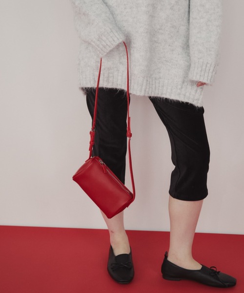 duei(デュイ)の「フェイクレザーミニショルダーバッグ(ショルダーバッグ・レディース・ブラック/レッド・FREE)」の15枚目の写真