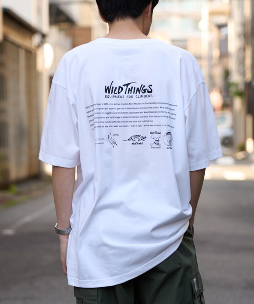 WILD THINGS(ワイルドシングス)の「【WILD THINGS】OLD ICONS TEE / WT26057K(Tシャツ/カットソー・メンズ・ブラック/ホワイト/ネイビー・S/M/L/XL)」の2枚目の写真