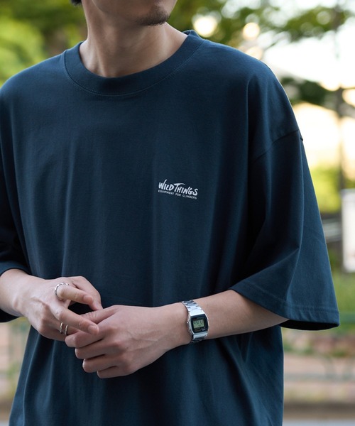 WILD THINGS(ワイルドシングス)の「【WILD THINGS】OLD ICONS TEE / WT26057K(Tシャツ/カットソー・メンズ・ブラック/ホワイト/ネイビー・S/M/L/XL)」の4枚目の写真