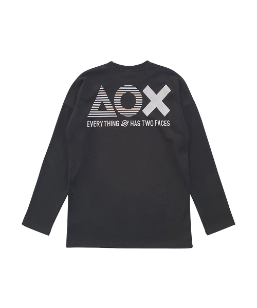 AOX(エーオーエックス)の「Big logo t-shirt(Black)(Tシャツ/カットソー・メンズ・その他・SMALL/LARGE/MEDIUM)」の2枚目の写真