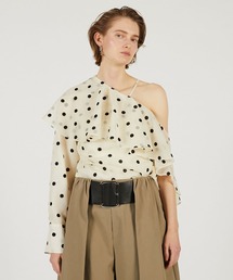 PRANK PROJECT | 【2026Spring Pre-Order】ワンショルラッフルトップ / One-Shoulder Ruffled Top(その他トップス)