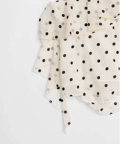 PRANK PROJECT(プランクプロジェクト)の「【2026Spring Pre-Order】ワンショルラッフルトップ / One-Shoulder Ruffled Top(その他トップス・レディース・ブラック/アイボリー・FREE)」の22枚目の写真