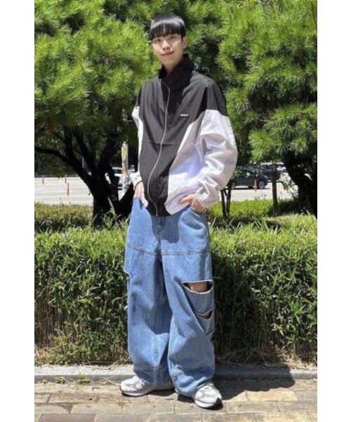 URBAN PLAYERS(アーバンプレイヤーズ)の「オールデュースポバイオ風ジャケット(ブラック)(ナイロンジャケット・レディース・その他・MEDIUM/LARGE/X-LARGE)」の2枚目の写真