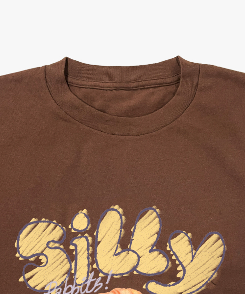 TEESSERT（ティーザート）の「シリラビット 綿 半袖Tシャツ [ブラウン]（Tシャツ/カットソー・レディース・ブラウン・SMALL/MEDIUM/LARGE/X-LARGE）」の2枚目の写真