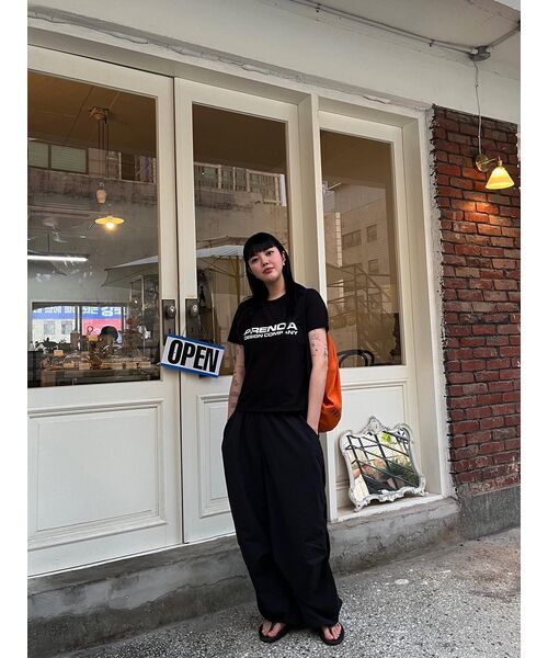 REVOIRSIS（ルヴォアシス）の「RVIS mesh gymsack orange（バックパック/リュック・レディース・オレンジ・FREE）」の4枚目の写真