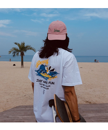 PHILIPPAKER（フィリップペイカー）の「ペリーローパー サーフィン シンディ 半袖Tシャツ ホワイト（Tシャツ/カットソー）」