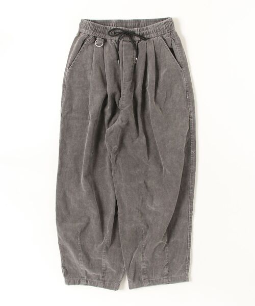 rehacer(レアセル)の「rehacer : Easy Drape Corduroy PT / イージードレープコーデュロイパンツ(その他パンツ・メンズ・グレー/ブラック・MEDIUM/SMALL/LARGE)」の4枚目の写真