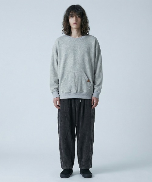 rehacer(レアセル)の「rehacer : Easy Drape Corduroy PT / イージードレープコーデュロイパンツ(その他パンツ・メンズ・グレー/ブラック・MEDIUM/SMALL/LARGE)」の7枚目の写真
