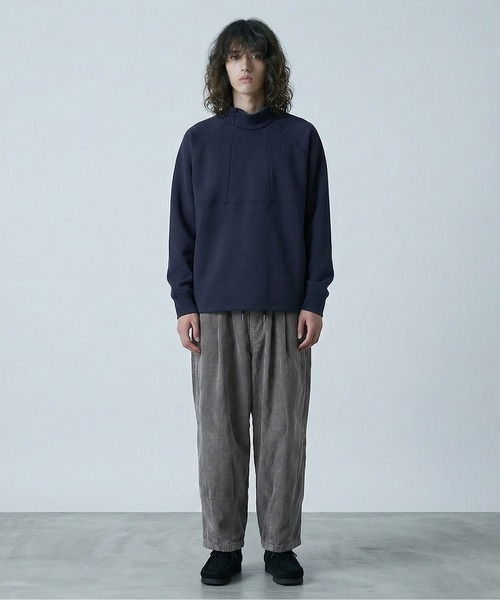 rehacer(レアセル)の「rehacer : Easy Drape Corduroy PT / イージードレープコーデュロイパンツ(その他パンツ・メンズ・グレー/ブラック・MEDIUM/SMALL/LARGE)」の6枚目の写真