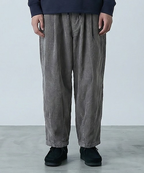 rehacer(レアセル)の「rehacer : Easy Drape Corduroy PT / イージードレープコーデュロイパンツ(その他パンツ・メンズ・グレー/ブラック・MEDIUM/SMALL/LARGE)」の10枚目の写真