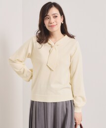 ITS'DEMO | 【手洗い可】総針ボウタイニット(ニット/セーター)