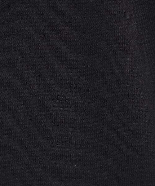 ITS'DEMO（イッツデモ）の「【手洗い可】総針ボウタイニット（ニット/セーター・レディース・ブラック/サックスブルー/オフホワイト/サンドベージュ・00）」の12枚目の写真