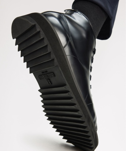 FRED PERRY(フレッドペリー)の「George Cox X Fred Perry Monkey Boot Leather(ブーツ・メンズ・ブラック/マルーン・24cm/25cm/26cm/27cm/28cm/23cm)」の6枚目の写真