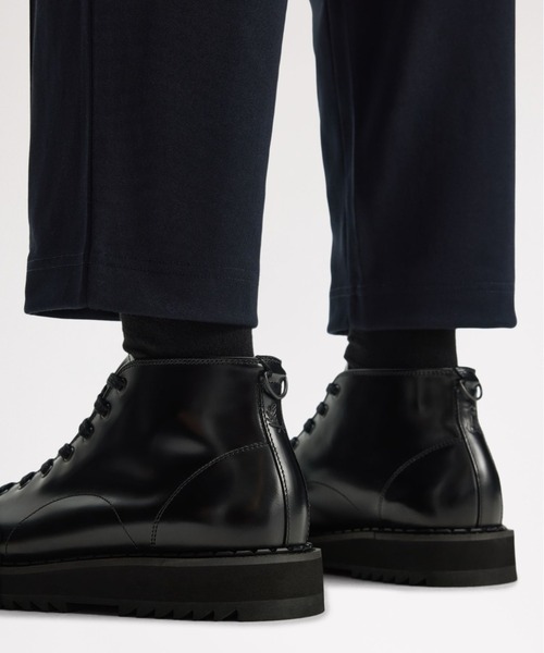 FRED PERRY(フレッドペリー)の「George Cox X Fred Perry Monkey Boot Leather(ブーツ・メンズ・ブラック/マルーン・24cm/25cm/26cm/27cm/28cm/23cm)」の7枚目の写真