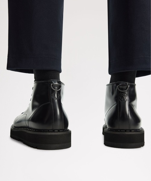 FRED PERRY(フレッドペリー)の「George Cox X Fred Perry Monkey Boot Leather(ブーツ・メンズ・ブラック/マルーン・24cm/25cm/26cm/27cm/28cm/23cm)」の8枚目の写真