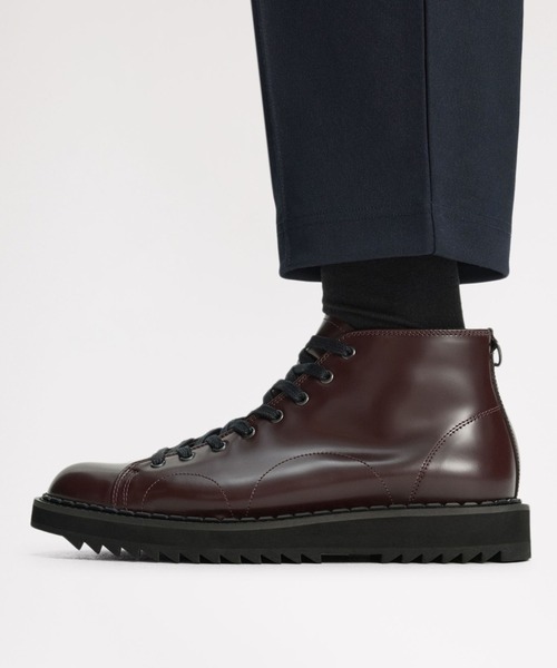 FRED PERRY(フレッドペリー)の「George Cox X Fred Perry Monkey Boot Leather(ブーツ・メンズ・ブラック/マルーン・24cm/25cm/26cm/27cm/28cm/23cm)」の16枚目の写真