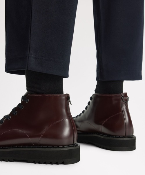 FRED PERRY(フレッドペリー)の「George Cox X Fred Perry Monkey Boot Leather(ブーツ・メンズ・ブラック/マルーン・24cm/25cm/26cm/27cm/28cm/23cm)」の21枚目の写真