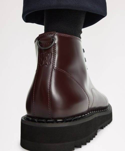 FRED PERRY(フレッドペリー)の「George Cox X Fred Perry Monkey Boot Leather(ブーツ・メンズ・ブラック/マルーン・24cm/25cm/26cm/27cm/28cm/23cm)」の22枚目の写真