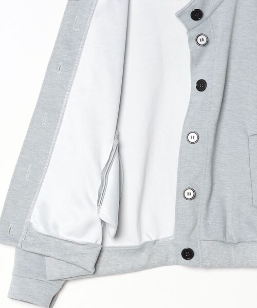 Vipoa(ヴィポア)の「simple oversize jacket(ブルゾン・レディース・グレー・FREE)」の8枚目の写真