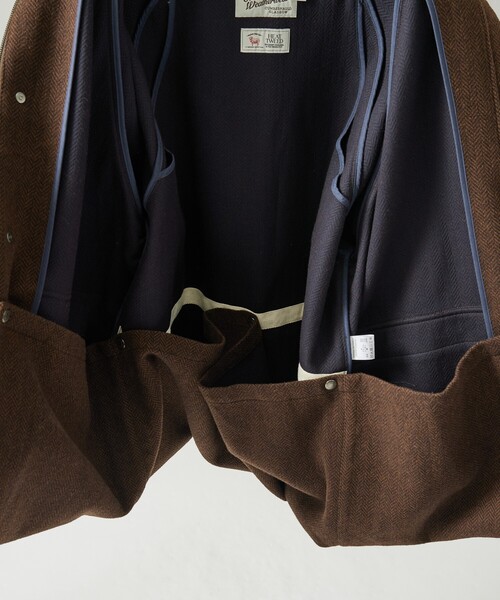 Traditional Weatherwear（トラディショナルウェザーウェア）の「【Traditional Weatherwear】ELGIN LONG エルガン ロング ヒートツイード /スタンドカラーコート（ステンカラーコート・メンズ・ブラック/ベージュ/ブラウン・M/L）」の13枚目の写真