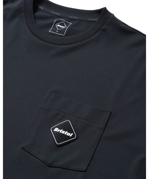 F.C.Real Bristol（エフシーレアルブリストル）の「EMBLEM POCKET TEE（Tシャツ/カットソー・メンズ・ホワイト/ネイビー/ブラック・SMALL/LARGE/MEDIUM/XX-LARGE/X-LARGE）」の6枚目の写真