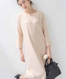 INDIVI | 【軽量／セレモニー／SETUP可能】ストレッチツイードAラインワンピース(ワンピース)