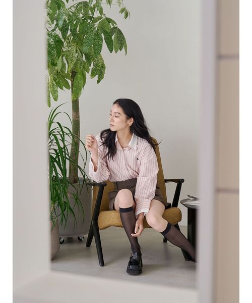 LAGUNAMOON（ラグナムーン）の「【POLO BCSコラボ】レイヤードカラーカフスシャツ 春服（シャツ/ブラウス・レディース・ホワイト/イエロー/ブルー/ピンク・FREE）」の10枚目の写真