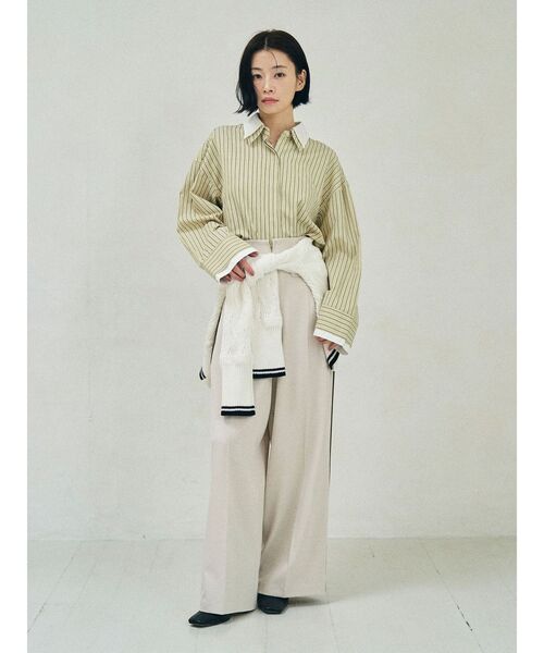 LAGUNAMOON（ラグナムーン）の「【POLO BCSコラボ】レイヤードカラーカフスシャツ 春服（シャツ/ブラウス・レディース・ホワイト/イエロー/ブルー/ピンク・FREE）」の11枚目の写真