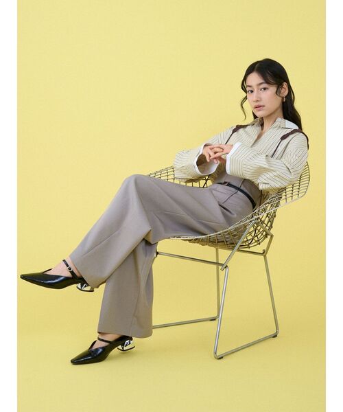 LAGUNAMOON（ラグナムーン）の「【POLO BCSコラボ】レイヤードカラーカフスシャツ 春服（シャツ/ブラウス・レディース・ホワイト/イエロー/ブルー/ピンク・FREE）」の15枚目の写真