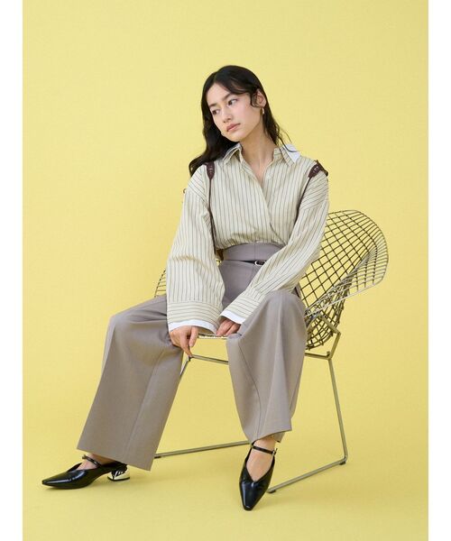 LAGUNAMOON（ラグナムーン）の「【POLO BCSコラボ】レイヤードカラーカフスシャツ 春服（シャツ/ブラウス・レディース・ホワイト/イエロー/ブルー/ピンク・FREE）」の16枚目の写真