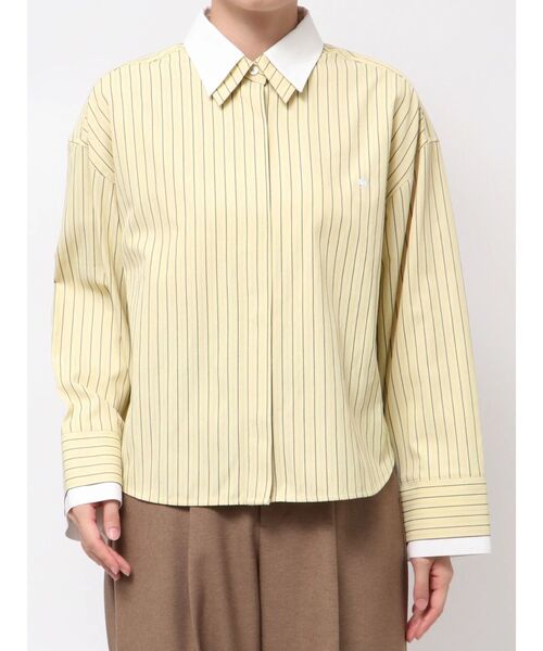 LAGUNAMOON(ラグナムーン)の「【POLO BCSコラボ】レイヤードカラーカフスシャツ(シャツ/ブラウス・レディース・ホワイト/イエロー/ブルー/ピンク・FREE)」の14枚目の写真