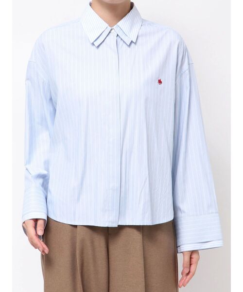 LAGUNAMOON(ラグナムーン)の「【POLO BCSコラボ】レイヤードカラーカフスシャツ(シャツ/ブラウス・レディース・ホワイト/イエロー/ブルー/ピンク・FREE)」の13枚目の写真