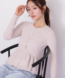 JILL by JILL STUART | ◇ラメモールペプラムニット(ニット/セーター)
