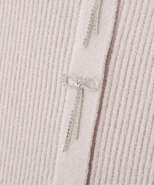 JILL by JILL STUART（ジルバイジルスチュアート）の「◇ラメモールペプラムニット（ニット/セーター・レディース・グレー/イエロー/ピンク・FREE）」の10枚目の写真