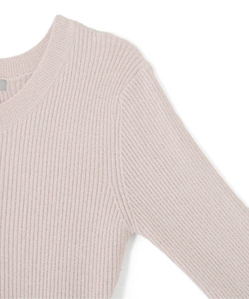 JILL by JILL STUART（ジルバイジルスチュアート）の「◇ラメモールペプラムニット（ニット/セーター・レディース・グレー/イエロー/ピンク・FREE）」の12枚目の写真
