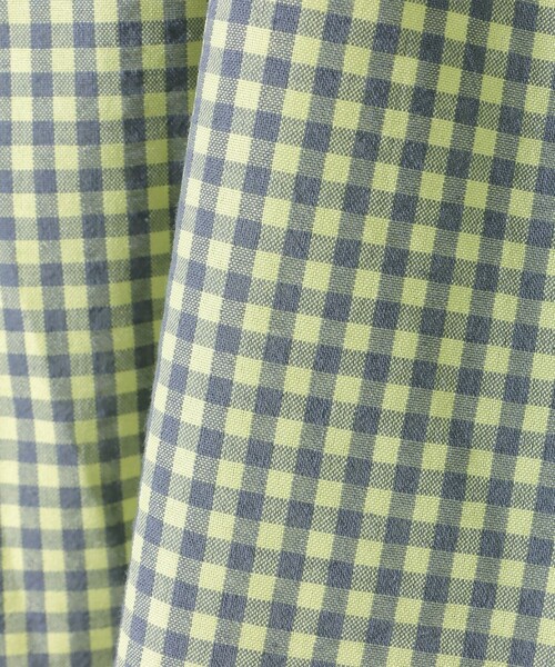 BEAMS mini（ビームスミニ）の「スモッキング チェック ブラウス 2026SS（90～140cm）（シャツ/ブラウス・キッズ・オレンジ系その他4/イエロー系その他4・140/130/120/110/100/90）」の20枚目の写真