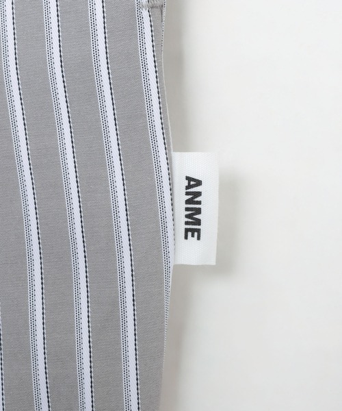 ANME(アンメ)の「レーヨンストライプイージーショートパンツ(その他パンツ・レディース・モカ/グレー/サックスブルー・M/L/XL)」の21枚目の写真