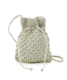 NE QUITTEZ PAS! | ne Quittez pas(ヌキテパ)METALLIC MACRAME SAKOCHE BAG(ショルダーバッグ)