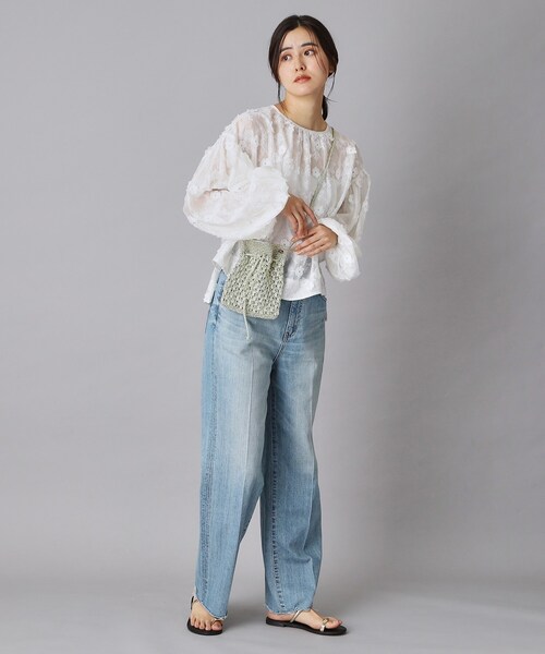 NE QUITTEZ PAS!（ヌキテパ）の「ne Quittez pas（ヌキテパ）METALLIC MACRAME SAKOCHE BAG（ショルダーバッグ・レディース・シルバー・00）」の10枚目の写真