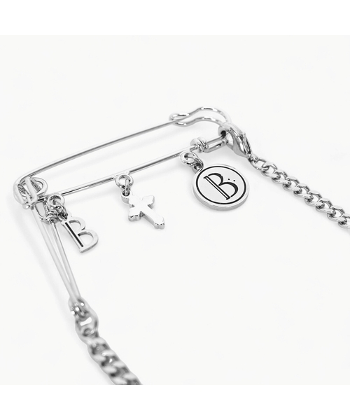 メンズ ブローチ 服ピン チェーン CLEF Brooch（ブローチ/コサージュ