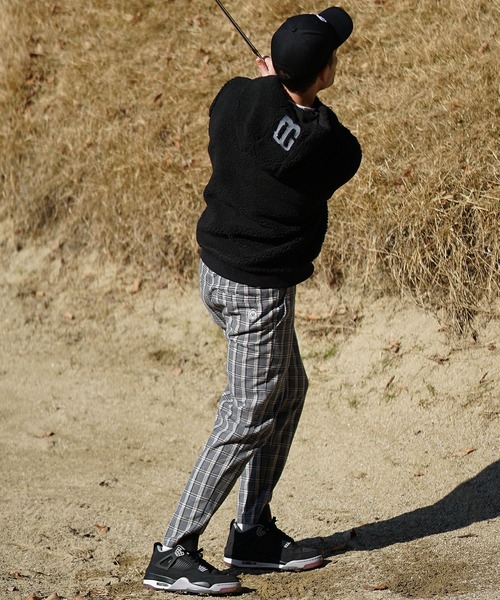 DIVINER GOLF】ボアジップフードブルゾン メンズ ゴルフウェア 中綿