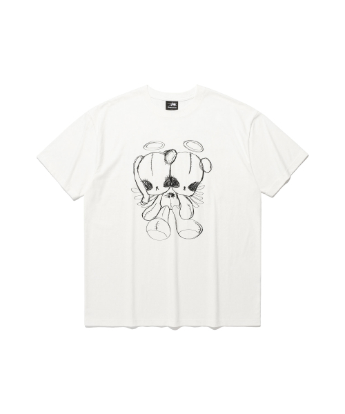 NICE GHOST CLUB(ナイスゴーストクラブ)の「コットンドールエンジェルTシャツ_ホワイト(NG2FMUT518A)(Tシャツ/カットソー・レディース・その他・S/M/L)」の1枚目の写真