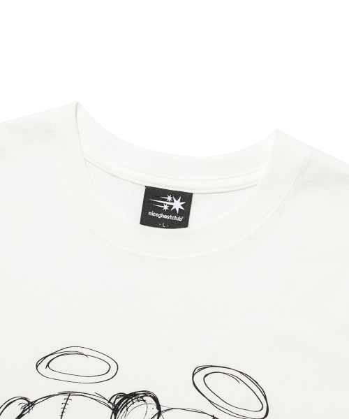 NICE GHOST CLUB(ナイスゴーストクラブ)の「コットンドールエンジェルTシャツ_ホワイト(NG2FMUT518A)(Tシャツ/カットソー・レディース・その他・S/M/L)」の3枚目の写真