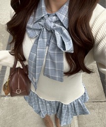 continuer de NICE CLAUP | リボン&バルーンドッキングワンピース(ワンピース)