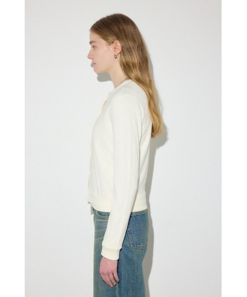 AZUL by moussy(アズールバイマウジー)の「カシミヤミックスレイヤードニットカーディガン(カーディガン/ボレロ・レディース・ライトブルー/ブラック/オフホワイト/杢グレー/ライトイエロー・MEDIUM/SMALL)」の11枚目の写真